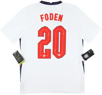 2020-22 England Home Shirt Foden #20 (M)
