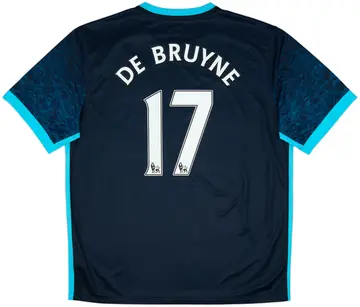 2015-16 Manchester City Away Shirt De Bruyne #17 (XL)