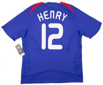 2007-08 France Home Shirt Henry #12 (L)