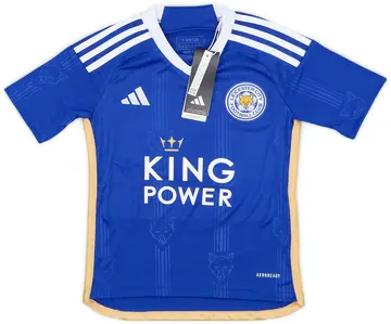2023-24 Leicester Home Shirt (7-8 Years)