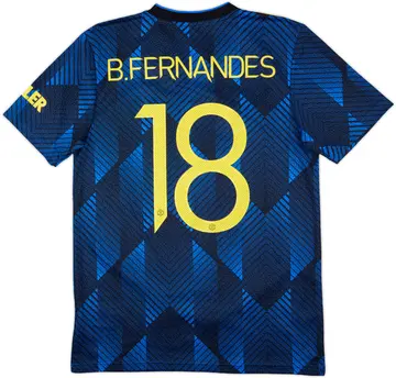 2021-22 Manchester United Third Shirt B.Fernandes #18 - 10/10 - (M)