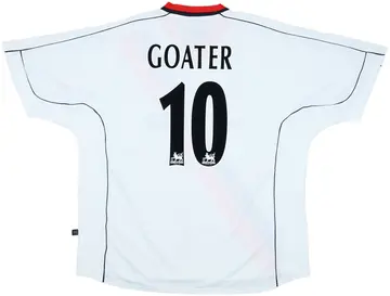 2002-03 Manchester City Away Shirt Goater #10 (XXL)