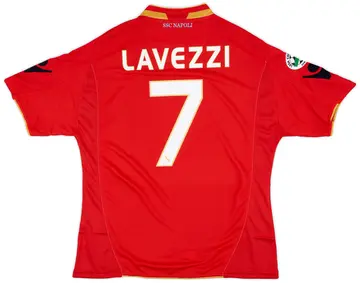 2009-10 Napoli Third Shirt Lavezzi #7 (L)