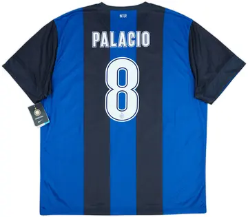 2012-13 Inter Milan Home Shirt Palacio #8 (XXL)