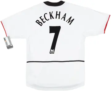 2002-03 Manchester United Away Shirt Beckham #7 (M)