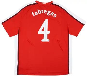 2008-10 Arsenal Home Shirt Fabregas #4 (XXL)