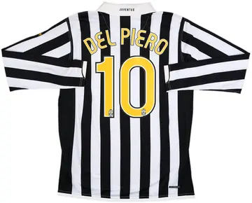 2006-07 Juventus Home L/S Shirt Del Piero #10 (L)