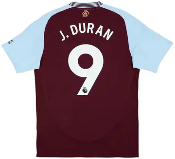 2024-25 Aston Villa Home Shirt J.Duran #9 - 10/10 - (M)