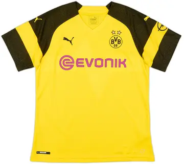 2018-19 Borussia Dortmund Home Shirt - 10/10 - (L.Boys)
