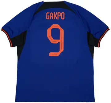 2022-23 Netherlands Away Shirt Gakpo #9 - 10/10 - (XL)