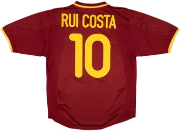 2000-02 Portugal Home Shirt Rui Costa #10 - 10/10 - (S)