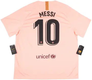 2018-19 Barcelona Third Shirt Messi #10 (XXL)