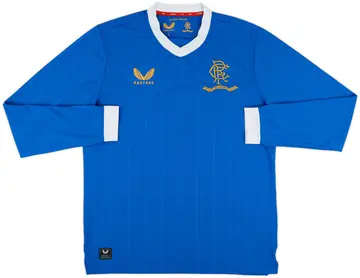 2021-22 Rangers Authentic Home L/S Shirt - 10/10 - (L)