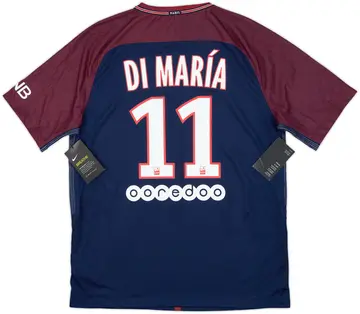 2017-18 Paris Saint-Germain Home Shirt Di Maria #11 (L)