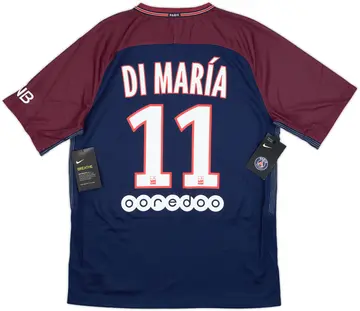 2017-18 Paris Saint-Germain Home Shirt Di Maria #11 (M)