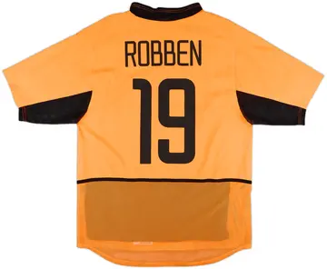 2002-04 Netherlands Player Issue Home Shirt Robben #19 - 10/10 - (M)