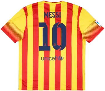 2013-15 Barcelona Away Shirt Messi #10 (XL)