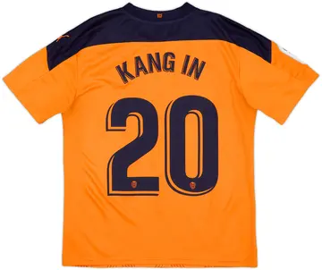 2020-21 Valencia Away Shirt Kang In #20 - 10/10 - (M)