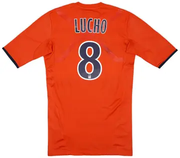 2011-12 Olympique Marseille Player Issue TechFit Third Shirt Lucho #8 (L)
