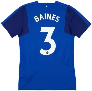 2017-18 Everton Home Shirt Baines #3 (S)