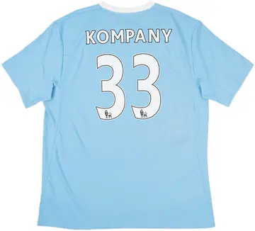 2009-10 Manchester City Home Shirt Kompany #33 (XL)