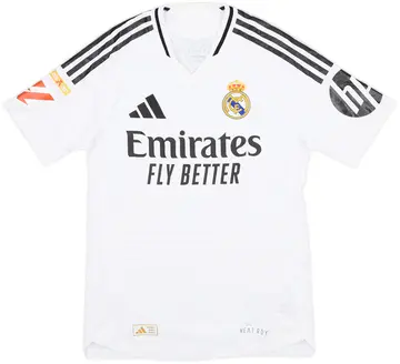 2024-25 Real Madrid Authentic Home Shirt - 10/10 - (XS)