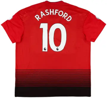 2018-19 Manchester United Home Shirt Rashford #10 (XL)