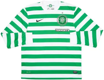 2012-13 Celtic '125th Anniversary' Home L/S Shirt - 10/10 - (XL)