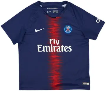 2018-19 Paris Saint-Germain Home Shirt - 10/10 - (7-8 Years)