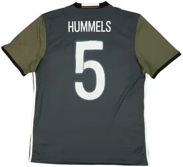 2015-17 Germany Away Shirt Hummels #5 - 10/10 - (L)