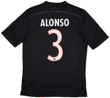 2014-15 Bayern Munich Third Shirt Alonso #3 - 10/10 - (XL.Boys)
