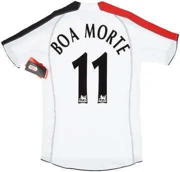 2005-06 Fulham Home Shirt Boa Morte #11 (S)