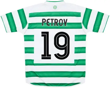 2004-05 Celtic Home Shirt Petrov #19 - 10/10 - (M)