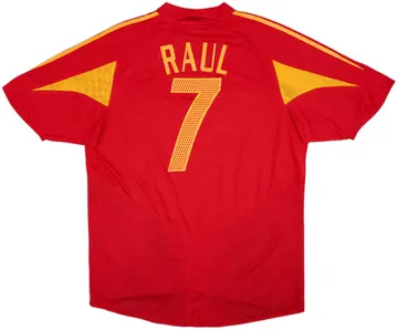 2004-06 Spain Home Shirt Raul #7 (L)