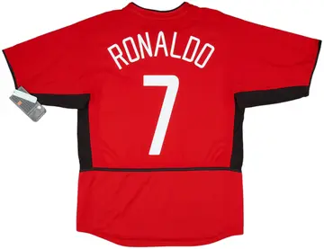 2002-04 Manchester United Home Shirt Ronaldo #7 (M)