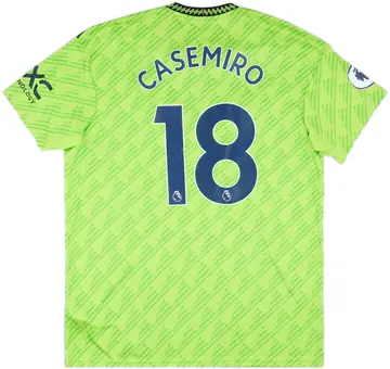 2022-23 Manchester United Third Shirt Casemiro #18 - 10/10 - (XL)