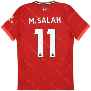 2021-22 Liverpool Authentic Home Shirt M.Salah #11 - 10/10 - (S)