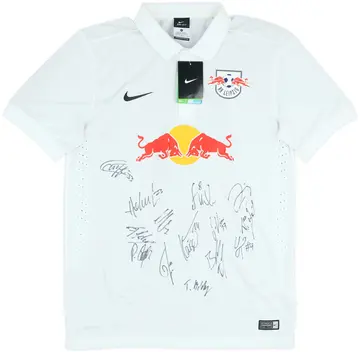 2014-15 RB Leipzig Squad Signed Home Shirt (M)