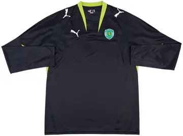 2007-08 Sporting CP Away L/S Shirt - 10/10 - (XL)