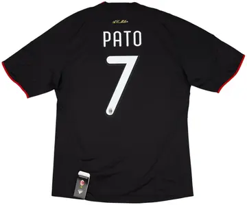 2009-10 AC Milan Player Issue Third Shirt Pato #7 (XL)