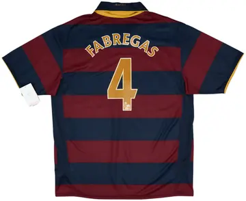 2007-08 Arsenal Third Shirt Fabregas #4 (XL)