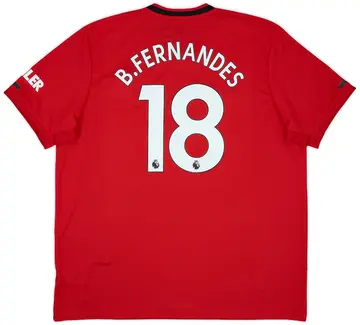 2019-20 Manchester United Home Shirt B.Fernandes #18 (XXL)