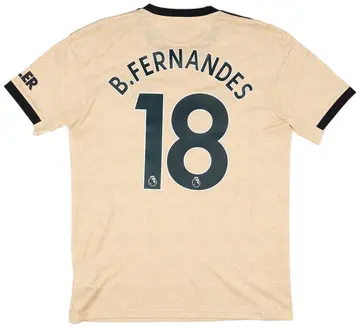 2019-20 Manchester United Away Shirt B.Fernandes #18 - 10/10 - (M)