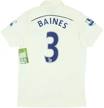 2010-11 Everton Third Shirt Baines #3 (S)