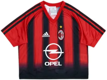 2004-05 AC Milan Home Shirt - 10/10 - (4-5 Years)