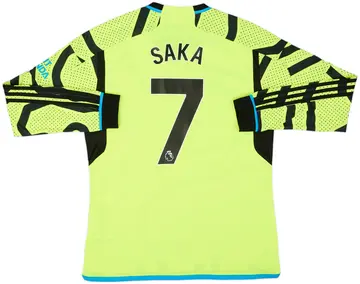 2023-24 Arsenal Away L/S Shirt Saka #7 (L)