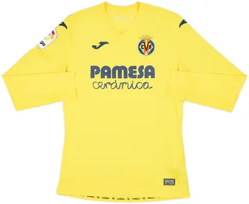 2020-21 Villarreal Home L/S Shirt - 10/10 - (M)
