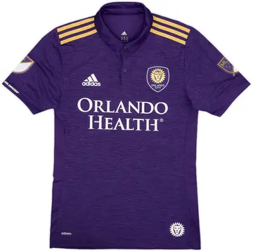 2018 Orlando City Authentic Home Shirt - 10/10 - (S)