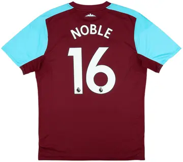 2017-18 West Ham Home Shirt Noble #16 - 10/10 - (L)