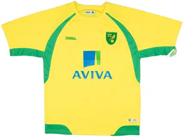 2010-11 Norwich Home Shirt (M)